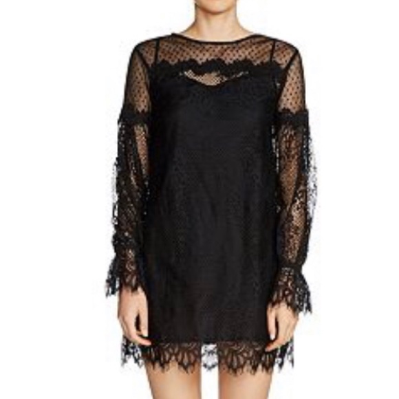 Maje lace mini dress - Picture 2 of 5